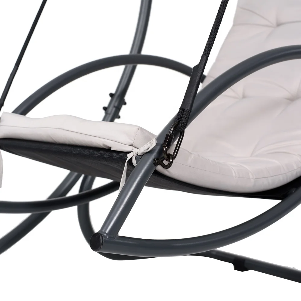 
Garden Leisure steel single hanging chair covered patio swings 