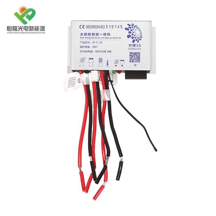 Hight Efficiency waterproof 40 watts solar power led street light with outdoor cctv camera