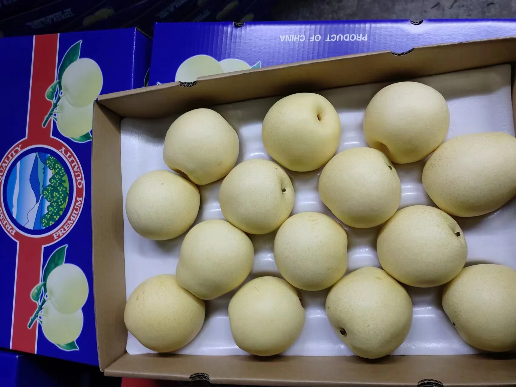 Сладкая груша нового урожая свежая Корона/я груша 28-32-36 шт./9 кг картонная коробка поставщик