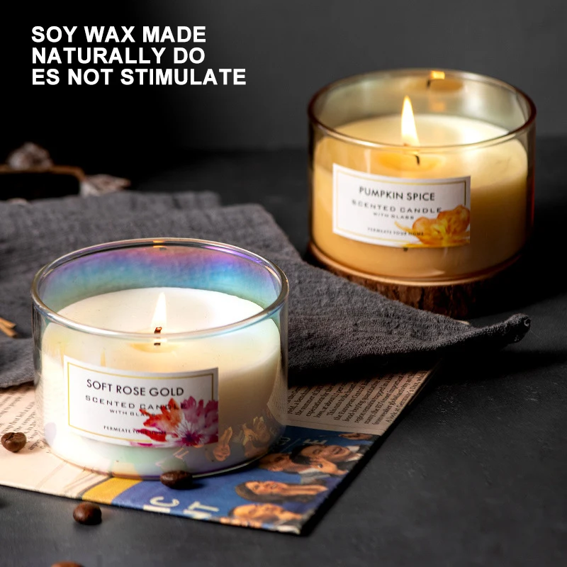 2023 New Aromatherapy Candle Soy Wax Romantic Gift Set Home Aromatherapy Candle