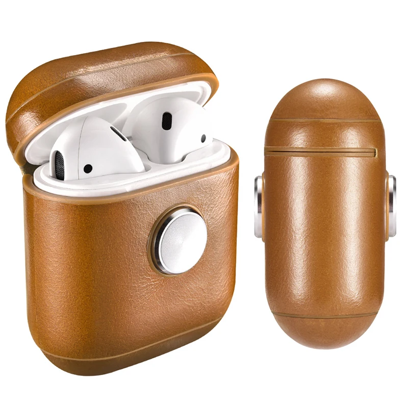 2019 трендовый модный дизайнерский кожаный чехол ручной работы для AirPods с