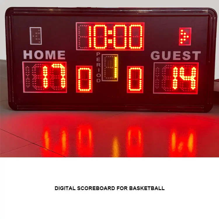 Remote Control 0.9m Small Electronic Digital Scoreboard For Basketball,Volleyball,Badminton Game