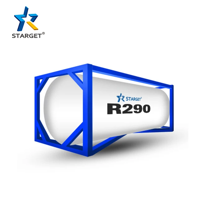 High quality R290 refrigerant gas price pure gases