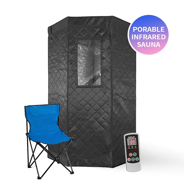 New Design Home Use Portable Infrared Sauna Room Foldable Full-Body Sauna Wholesale Far Infrared Type Spa Sauna Tent