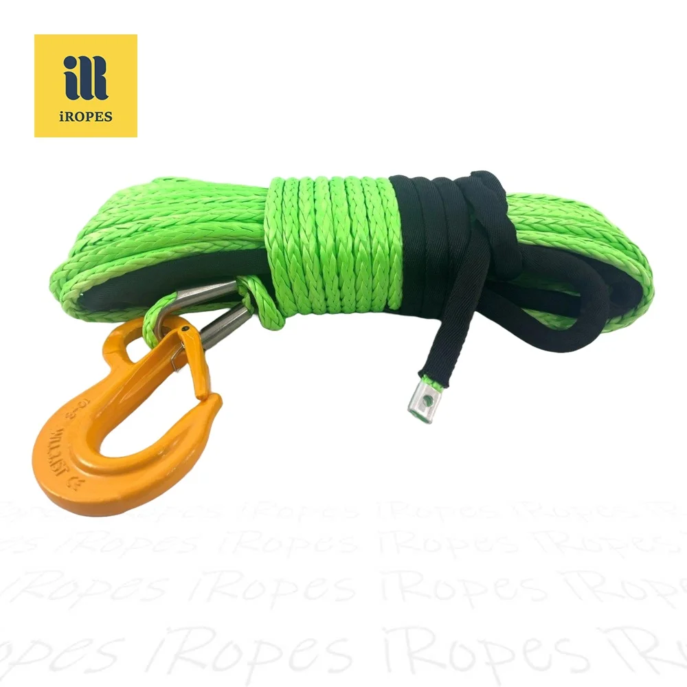 003 Iropes UHMWPE Winch Rope 30mtrs x 10mm Synthetic Cable
