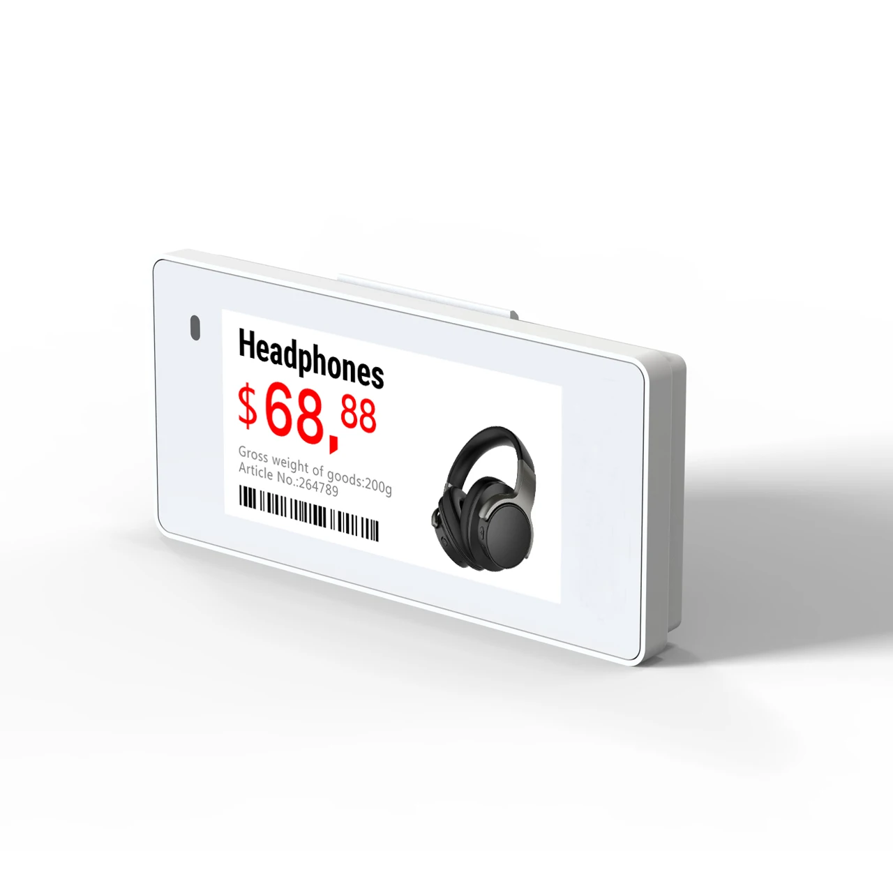 New design 2.4Ghz wireless control 2.13 inch ESL Tag supermarket 2.13 inch ESL label e-ink label