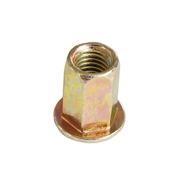 high quality steel hex body rivet nut