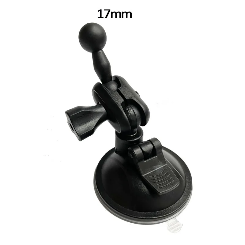 360 Rotating Car Windshield Dashboard Suction Cup Holder Stand 17mm Ball Head Phone Mount