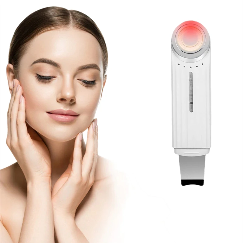 Face Peeling Ultrasonic Skin Scrubber Ultrasound Facial Spatula rf face lifting machine