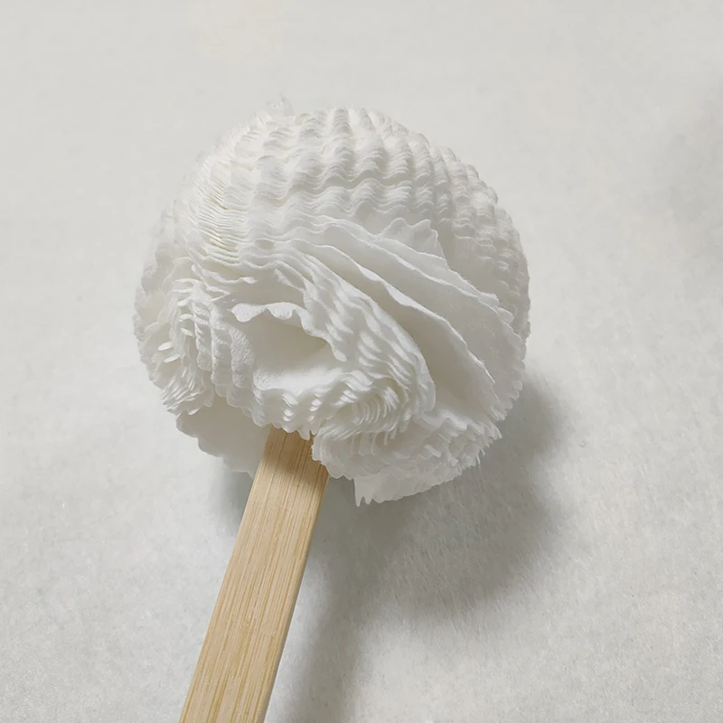 Esun 100% Degradable Disposable Toilet Brush Single Use Non-woven Fabrics Toilet Cleaning Brush