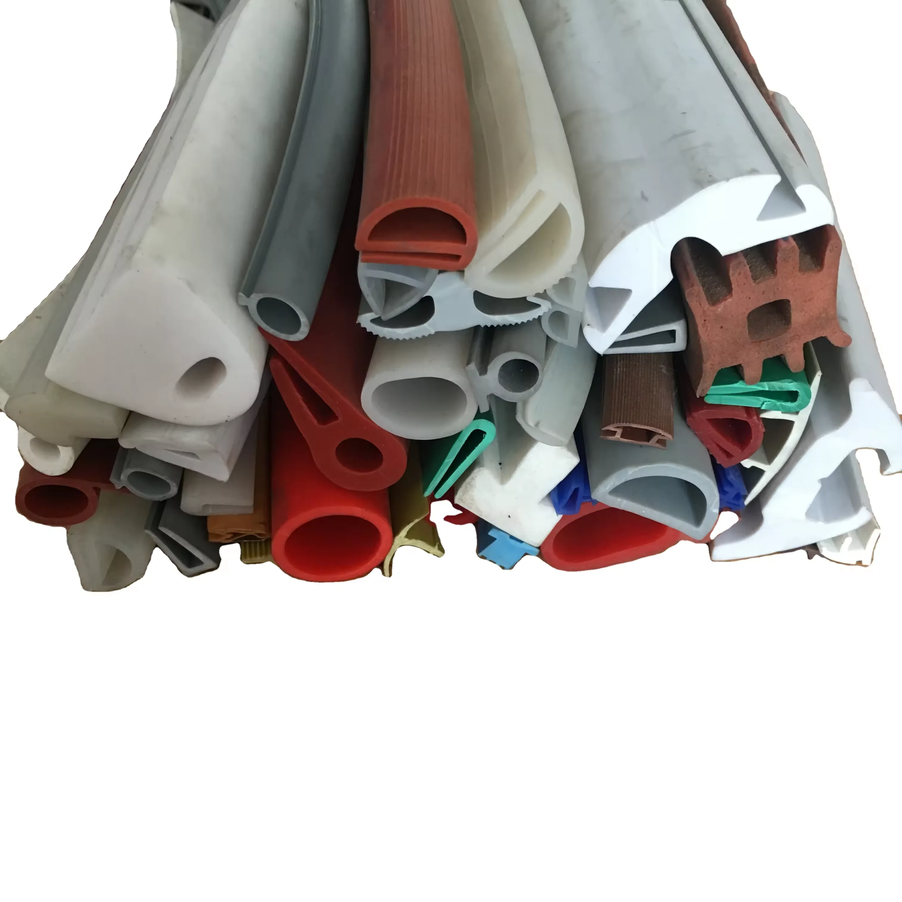 Custom OEM rubber extrusion profile extruded molding silicone/EPDM/PVC rubber seals strips profile products
