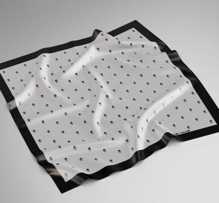 12mm 90*90cm Real Silk Charmeuse Pure Silk Scarf square for Women