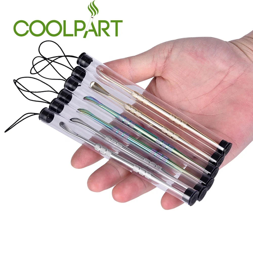  Пользовательский инструмент Dabber с пластиковой трубкой Dab Rig восковой испаритель для