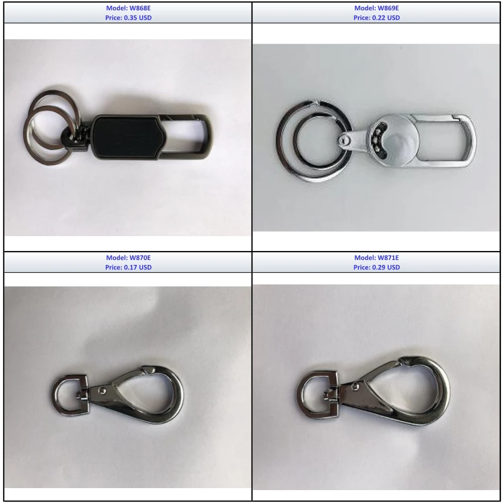 Key Holder New Design Premium Key Ring Promotional Gift Double Rings Car Keychain Custom Logo Metal Key Chain