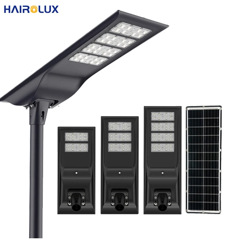 Hairolux IP65 водонепроницаемый Солнечный уличный свет 30 Вт 60 все в одном светодиодные солнечные уличные фонари
