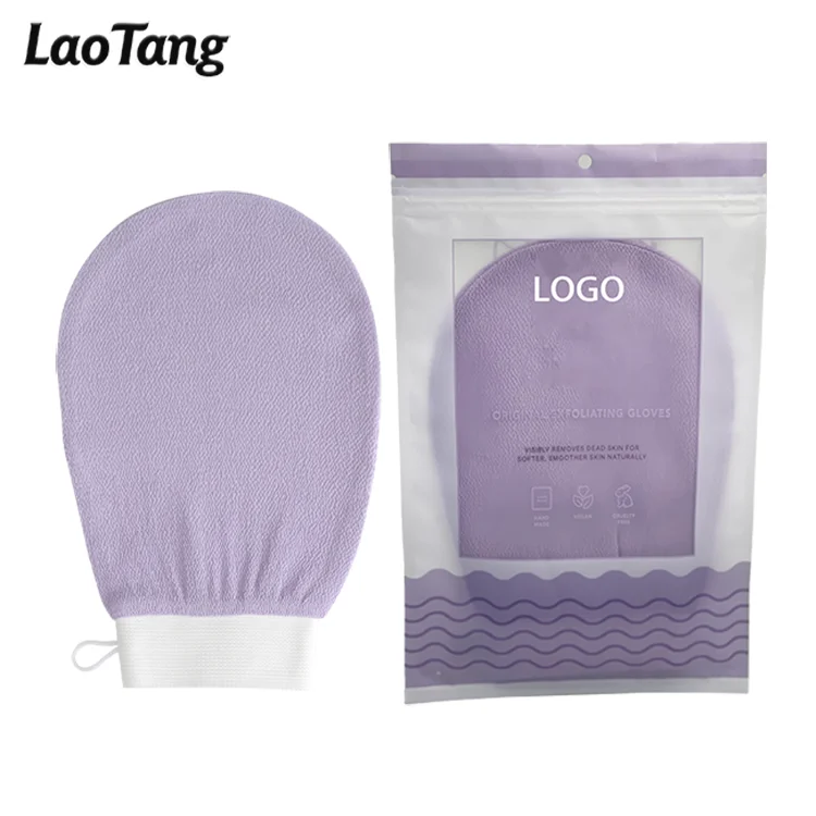 Clean Pores Spot Stock Bath Exfoliating Scrubber Glove Skin Friendly Moroccan Kessa Gloves