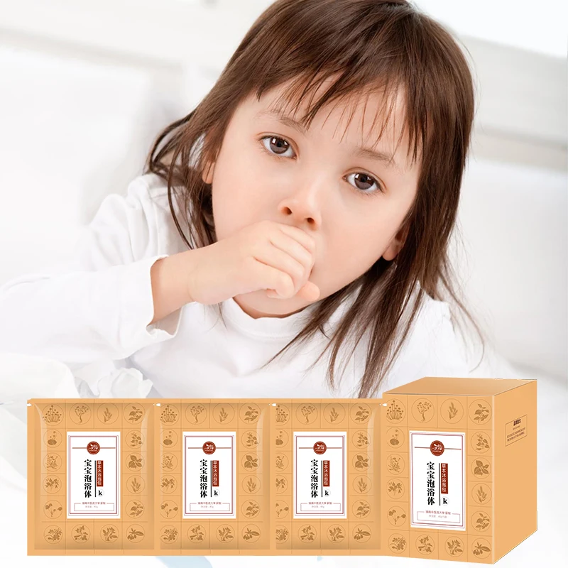 Aiyu Oem Baby&Infants Herbal Bath Powder Bag Personal Care For Relieve Phlegm And Cough