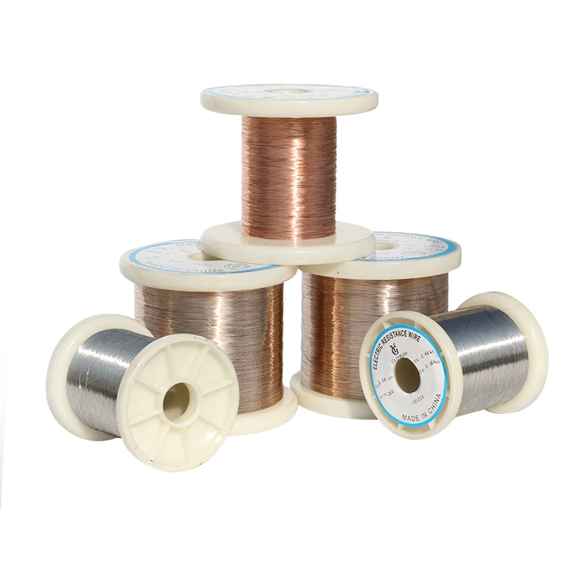 Jiangsu Haiwei 6J12 Manganin Alloy Copper Nickel Electric Resistance Alloy Heating Resistance Wire for Industry