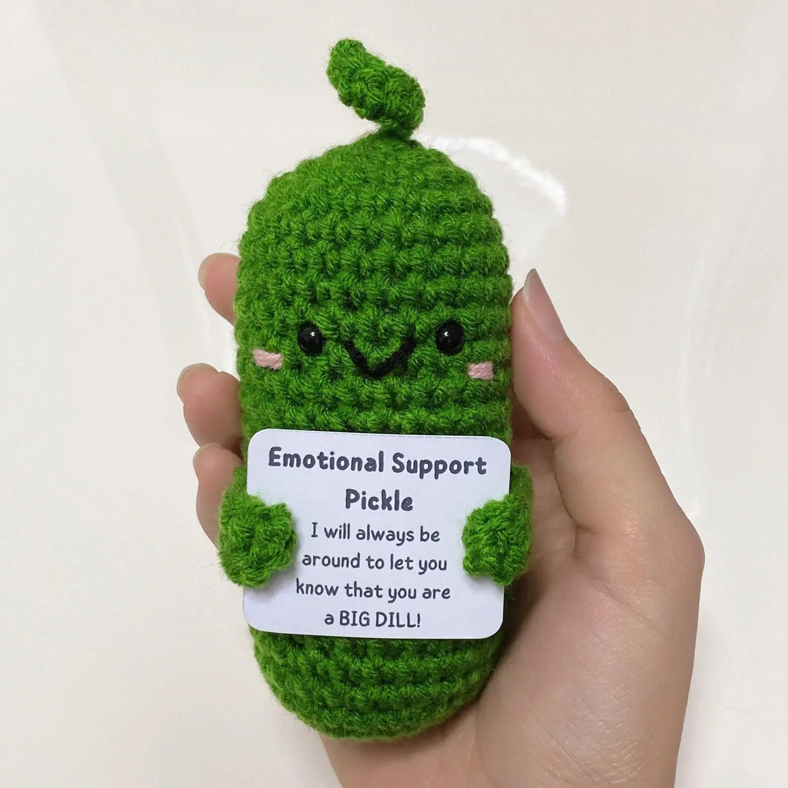 New Woolen Big Butt Potato Cute Handmade Crochet Lemon Cucumber Potato Knitted Dolls