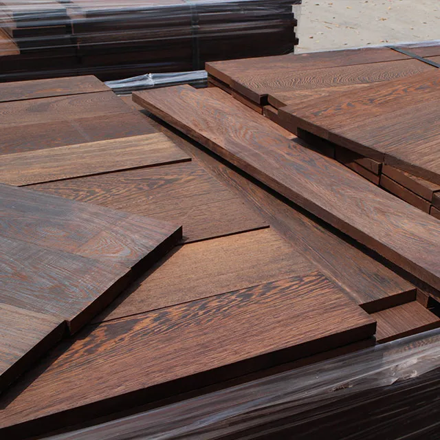 Perfect price wenge plank from Gabon of Africa, round wood cutting board with handle