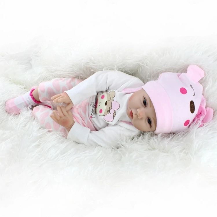 Wholesale christmas toys life like rubber newborn reborn baby doll for kids
