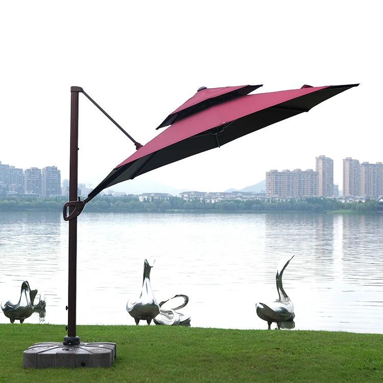 Wholesale umbrellas big garden round 3m patio umbrella outdoor full size for yard