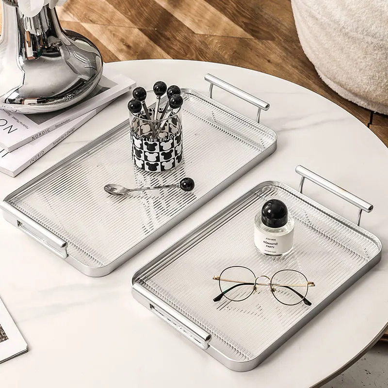 Acrylic Serving Tray Durable Dishes & Plates for Serving & Display