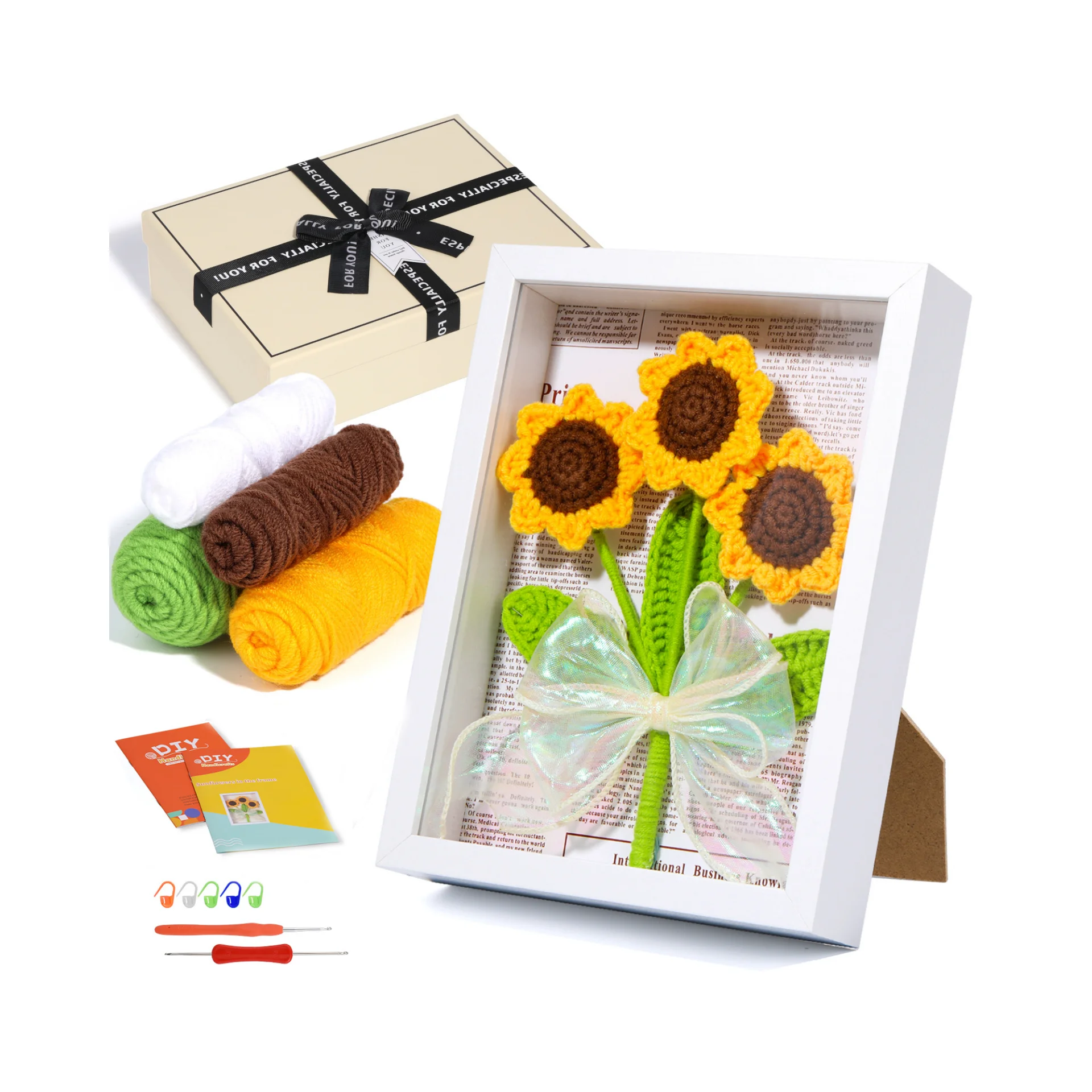 Crochet Kits for Adults and Kids DIY Knitting Supplies Crochet Kit for Beginners with Step-by-Step Video Tutoria Doll pendant