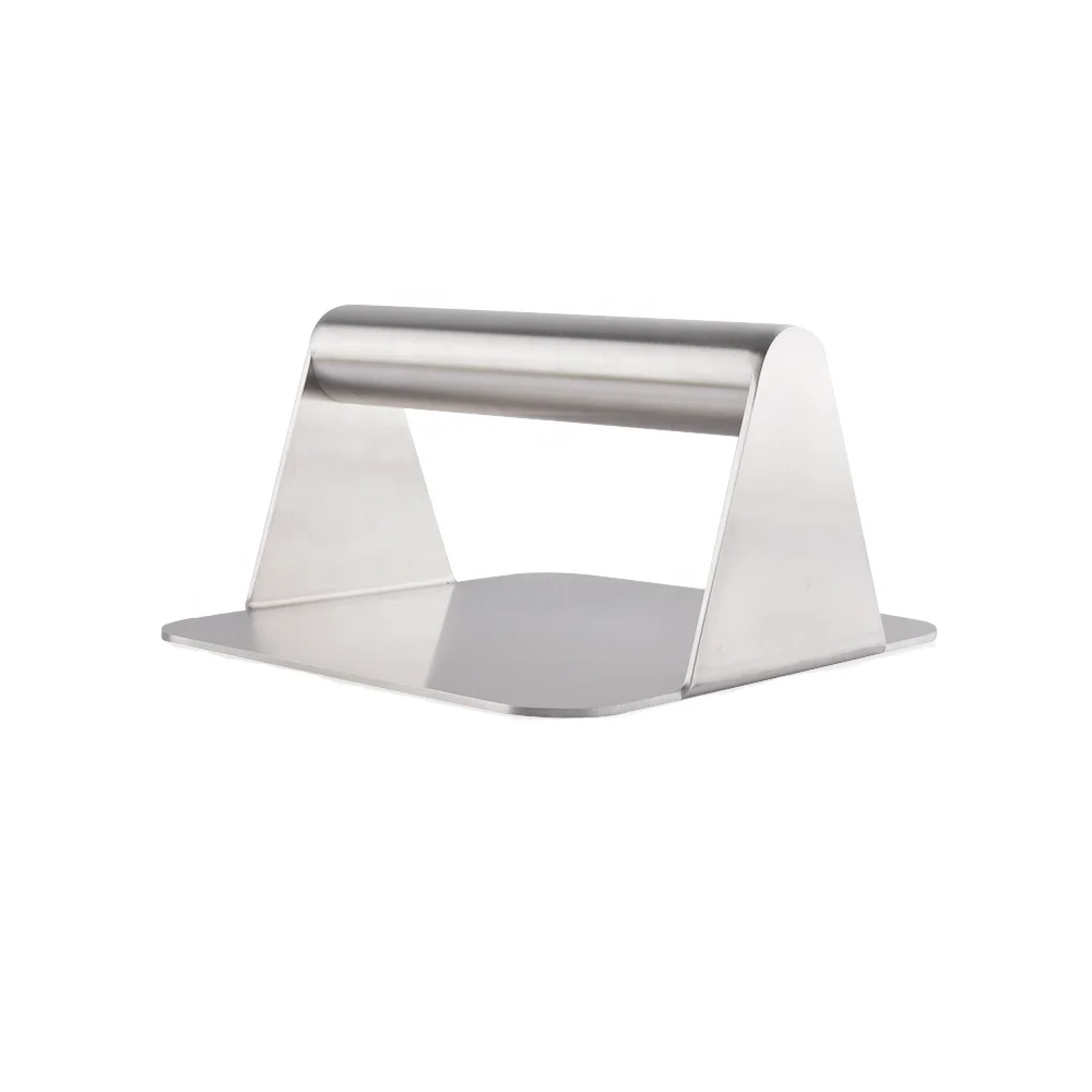 Hamburger Burger Meat Press Steel Spatula No-stick Grill Kitchen Tool Griddle