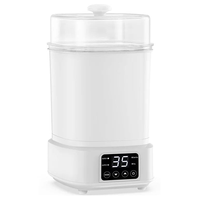 Customizable High Quality Wholesale Electric Baby Products OEM ODM  Portable Compact Steam Baby Bottle Sterilizers And Dryer