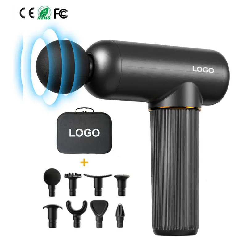 Professional percussion Low Sound booster muscle Massage Gun Deep Tissue Vibration Exercise Gym Sports Massage Gun