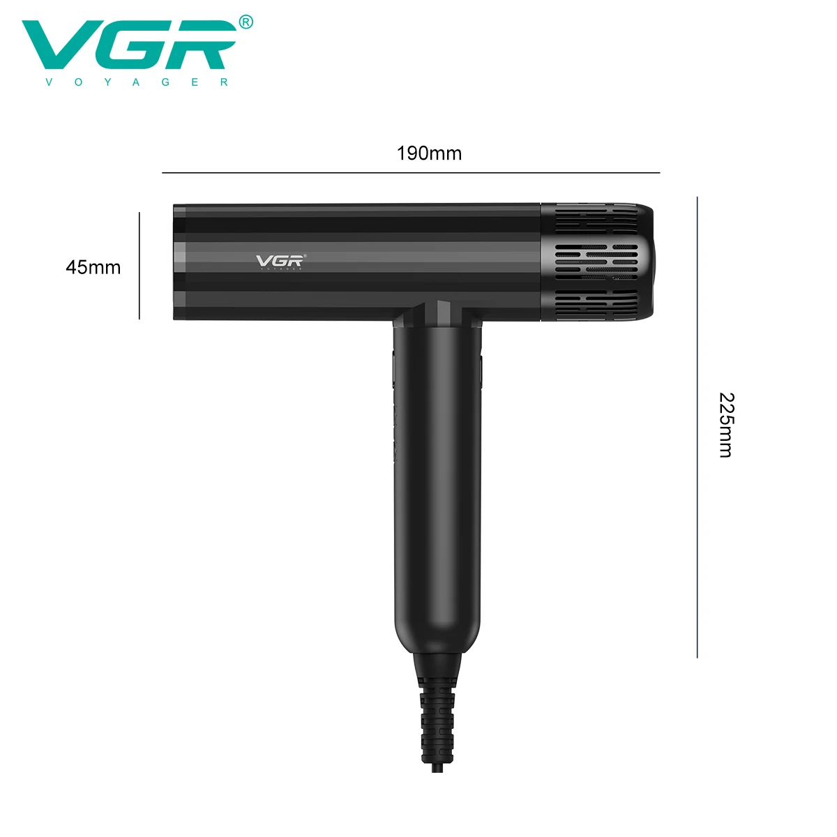 VGR  V-427 110000RPM Powerful BLDC Motor High Speed  Ionic Salon Professional  Hair Dryer