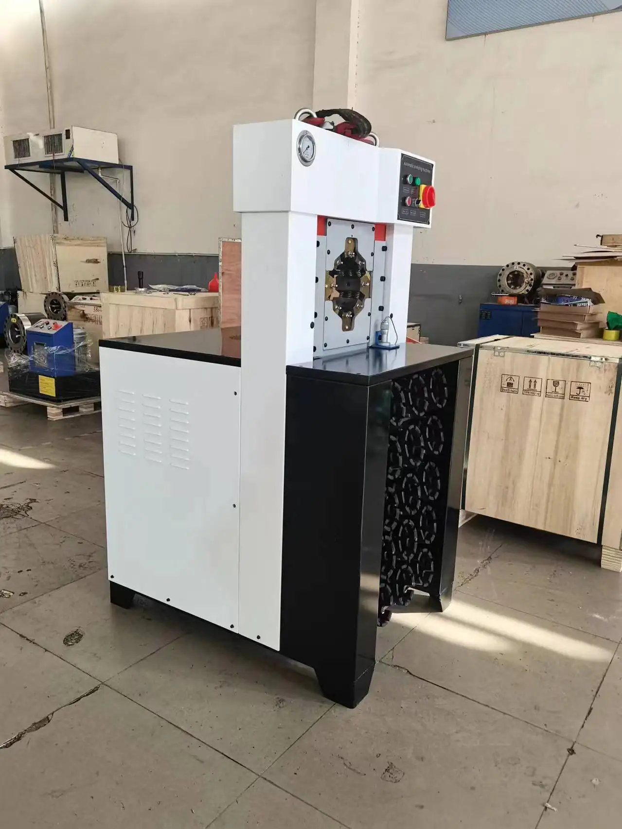 Automatic 1/8-3' 3-76MM Uniflex hydraulic hose press for sale wire assembly hose crimping machine pipe crimper