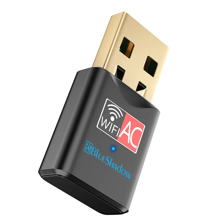 Быстрая Доставка 2,4 ГГц/5 ГГц Rtl8810 сильная совместимость ПК Usb мини Wi-Fi адаптер Usb