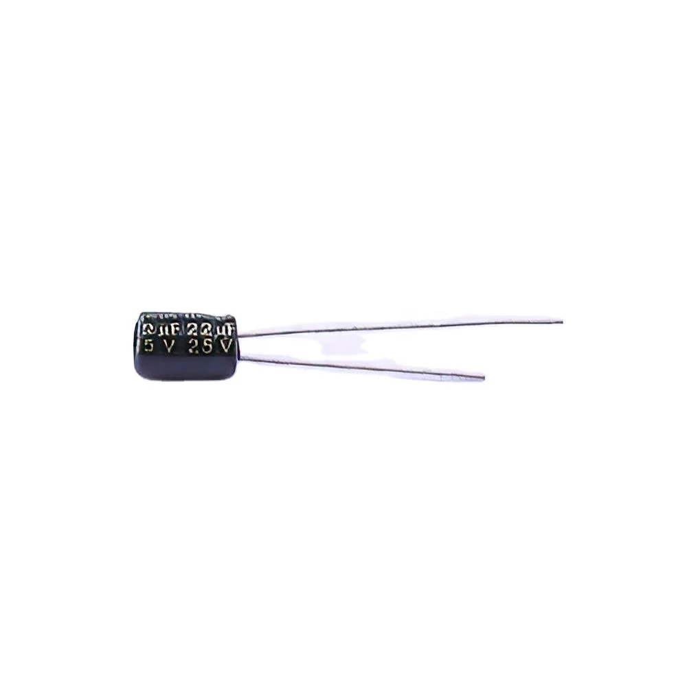 Aluminum electrolytic capacitors 22uF 20% 25V 25ME22SWG plug-in D5xL7mm mlcc film capacitor