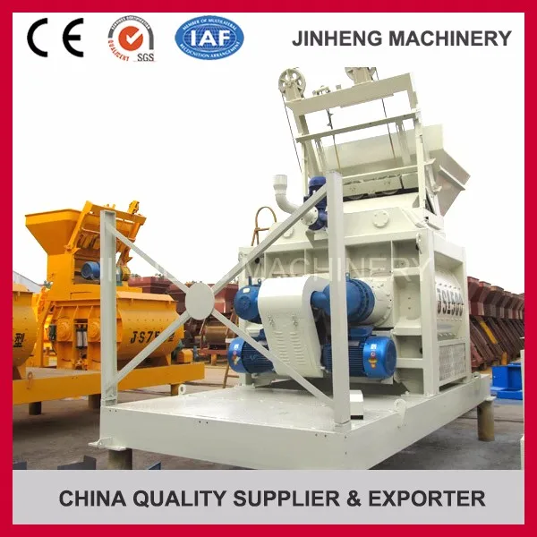 JS1500 industrial Cement Mixing Machine Automatic Precast Twin Shaft  with cheap price