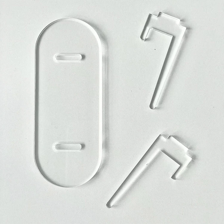 Single-Tier Acrylic Book Display Easel for Magazine Comic Phone Tablet Holder or Book Stands