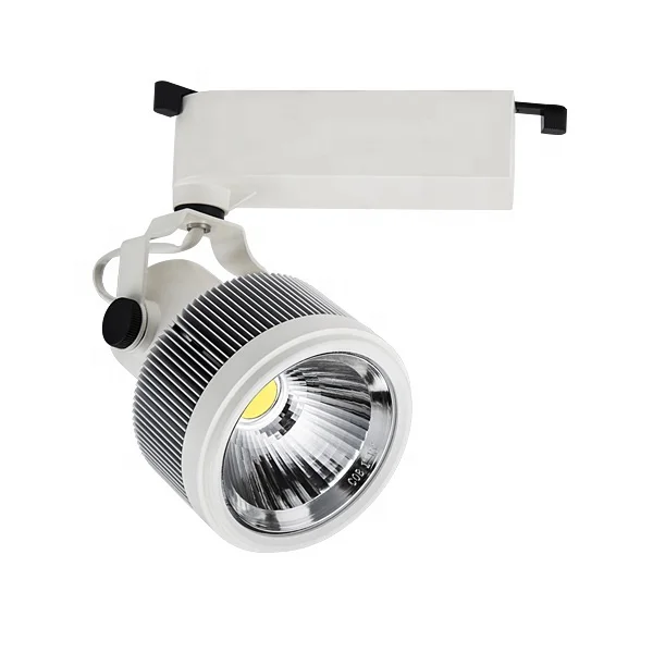 Led cob 30W track spotlights exhibition hall show room spot lightings hotel shopping mall light track lighting