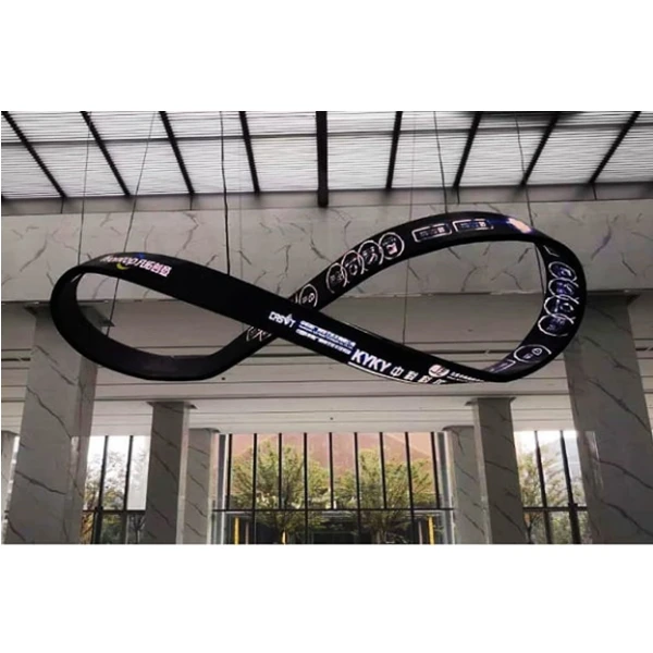 TY P1.56 small pixel pitch surface 3D effect immersive experience modern exhibition hall Flexible led display