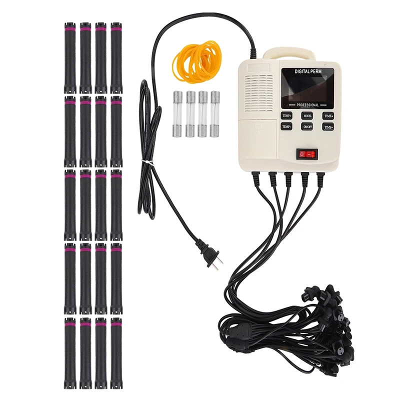 Synteth Mini Portable 400W Salon Beauty Hair Small Digital Perm Dye and Curly Equipment