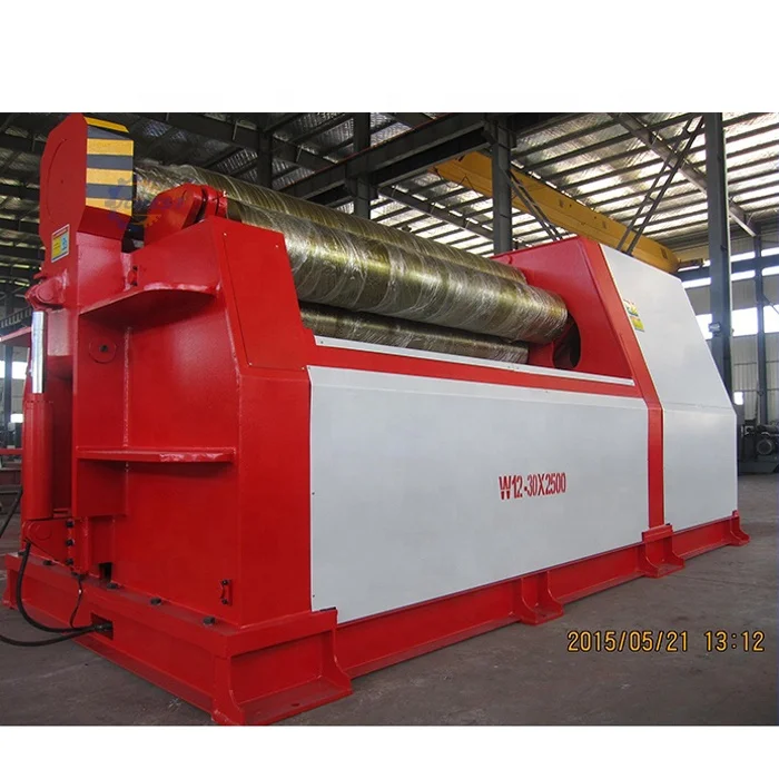 4 Roller w12 Metal Steel Sheet Plate Roller Rolling Machine