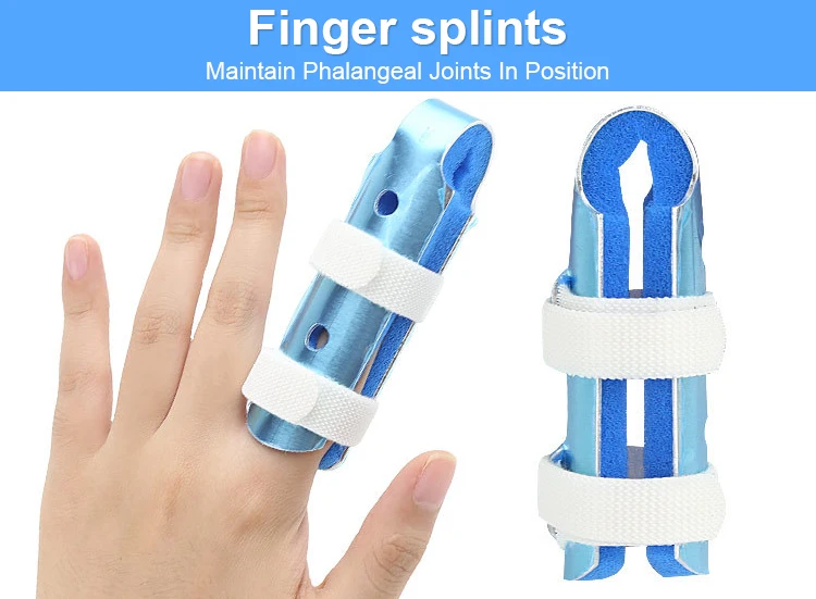 Adjustable Oval Mallet Hand Support Brace Arthritis Injury Sprain Aluminum Finger Splint