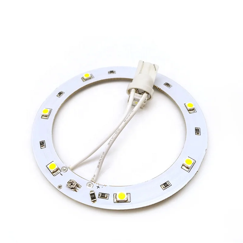 autodragons Print Logo/letter 194 #555 T10 Double Side 29 Leds White& White Color Pop Bumper Led Ring