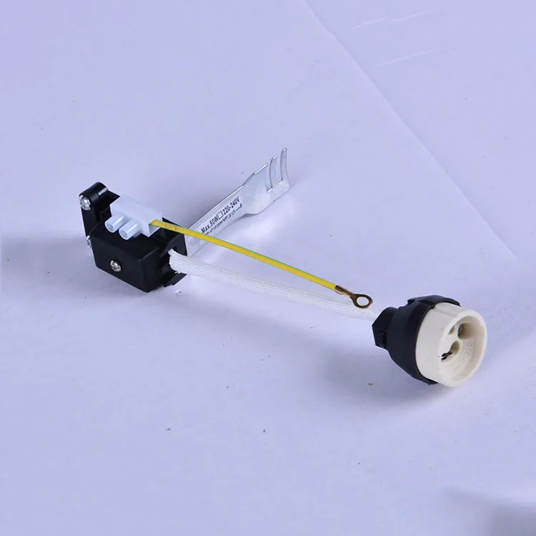 Manufacturers supply GU10 ceramic lamp holder with three-position junction box and two-position terminal block