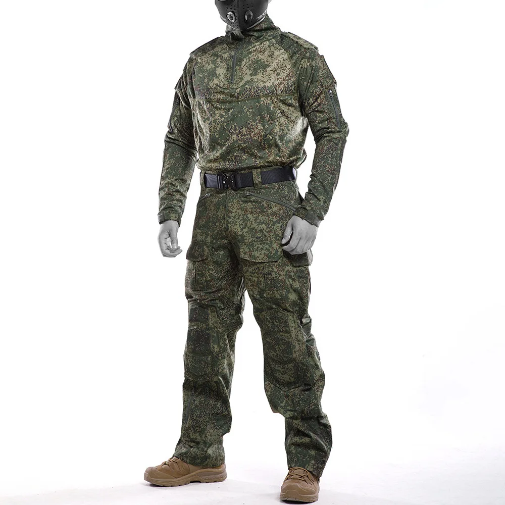 Russian camouflage Breathable Tactical Uniform A6 Insert Protective Pads Flex Stretch Turtle Shell Tactical Uniform