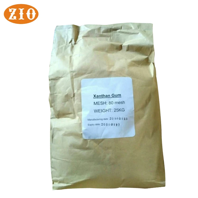 
China factory 80 mesh xanthan gum cosmetic grade supplier in Guangzhou. 