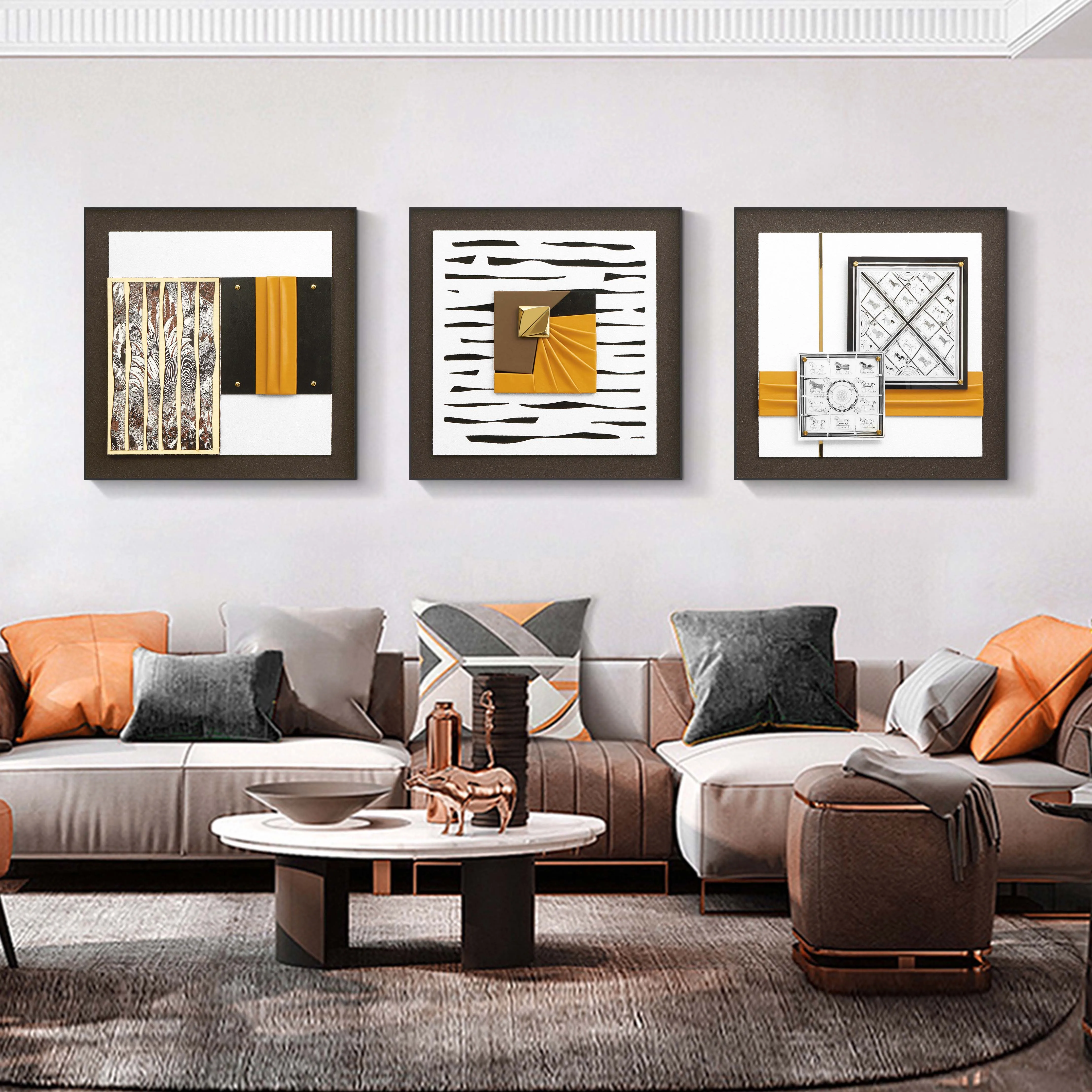 3d three-dimensional abstract painting  simple modern  abstract painting  hotel for painting wall decor