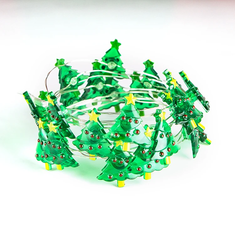 
Battery Operated Christmas Tree Micro Mini LED Copper Wire Fairy String Lights for Christmas Home Decoration 