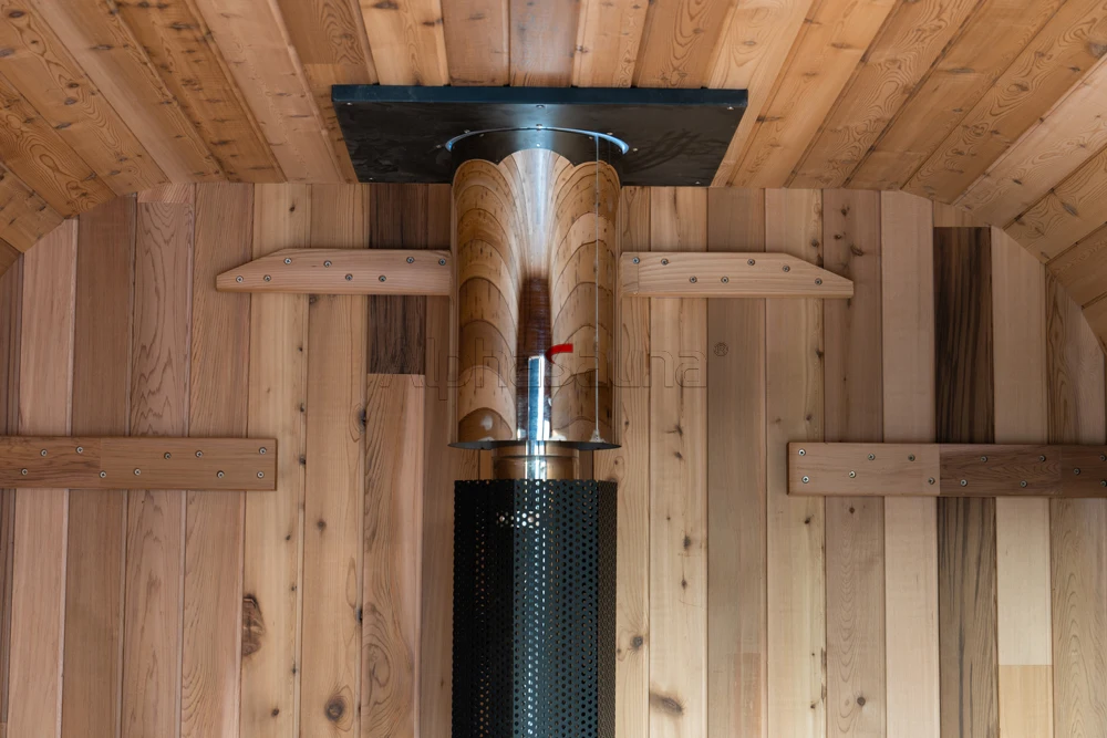 Sauna Outdoor With Anteroom And Wood Furnace The Heater Optional