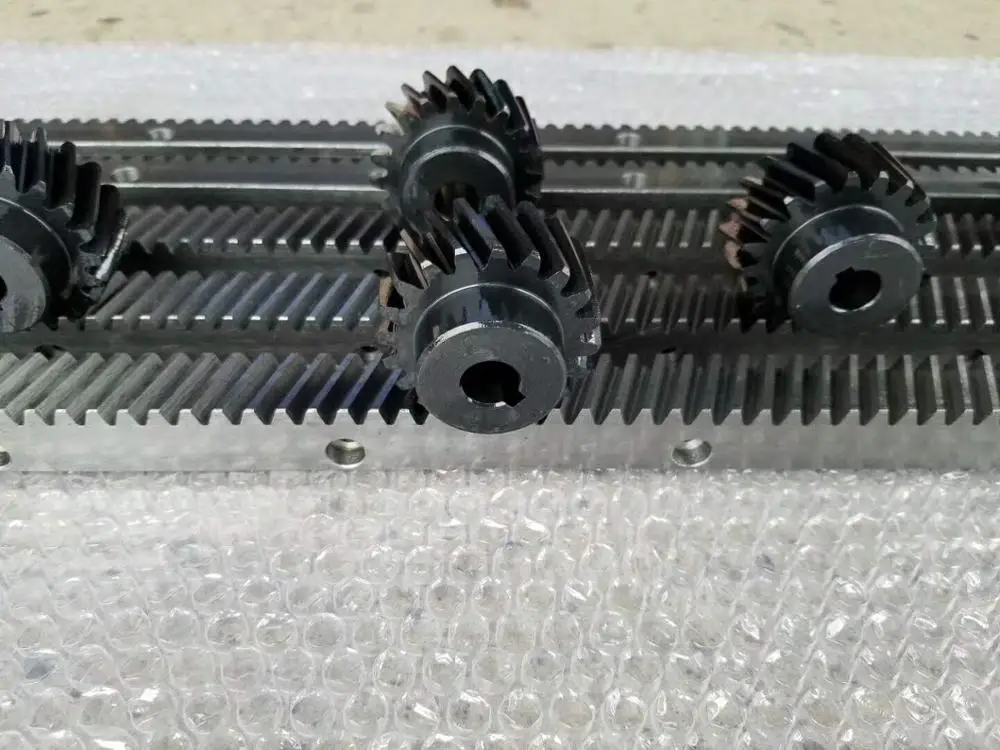 
High precision helical gear rack DIN7 M1.5 20*20*3000mm assembly for wood cutting machine 